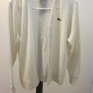 Lacoste White Cardigan